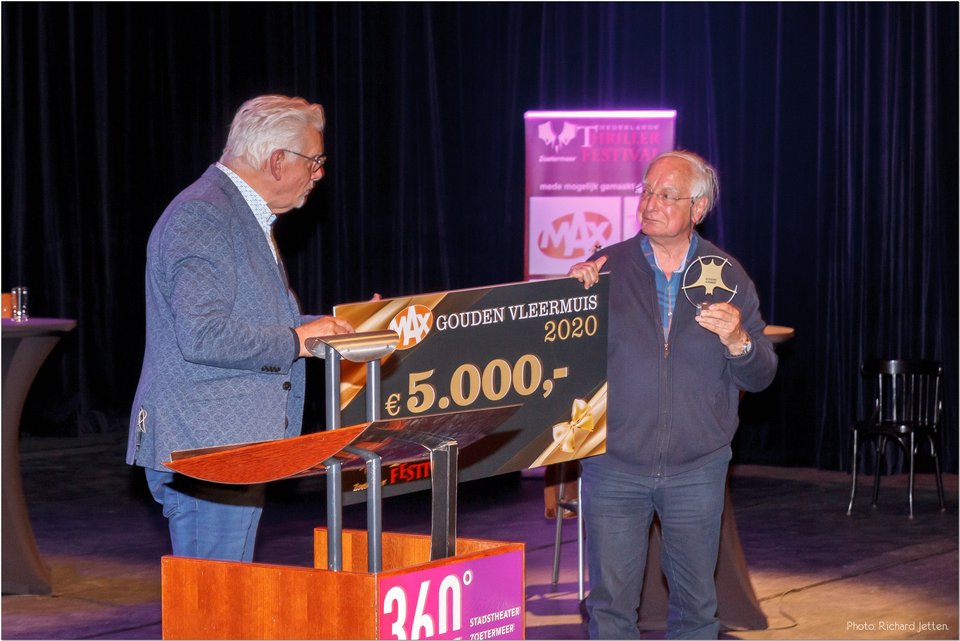 Jacob Vis winnaar Max Gouden Vleermuis 2020