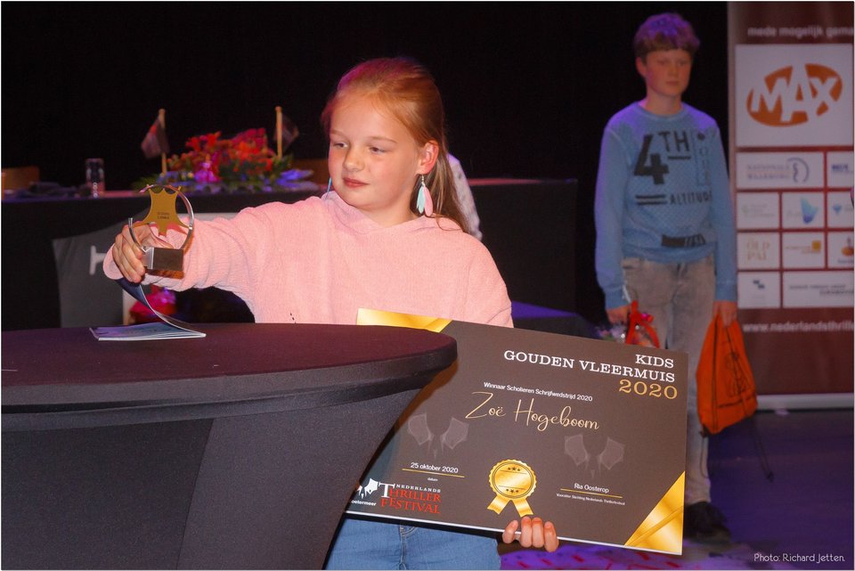 Zoë Hogeboom wint kids gouden vleermuis 2020